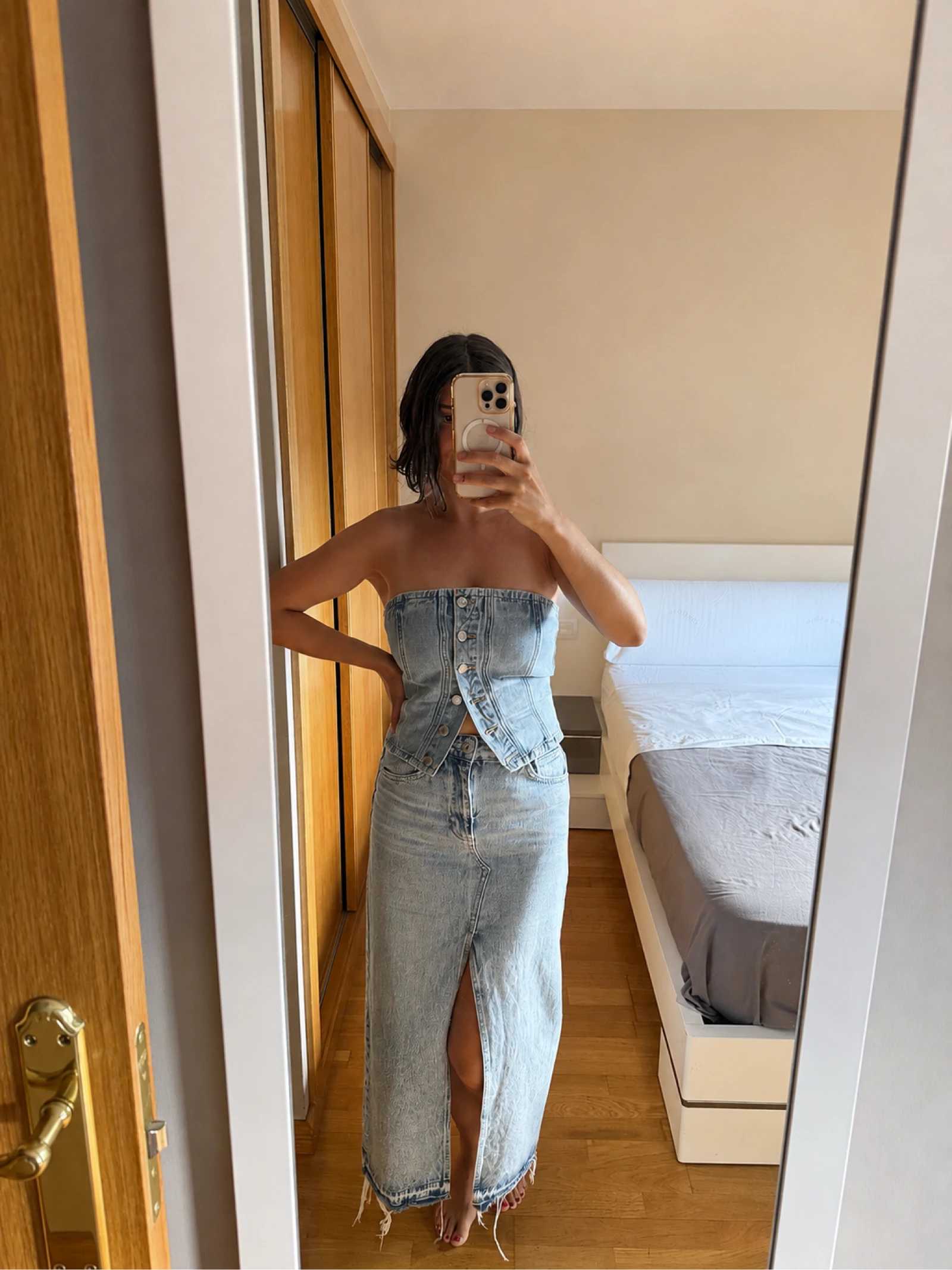 pull&bear Denim Skirt – photo 2